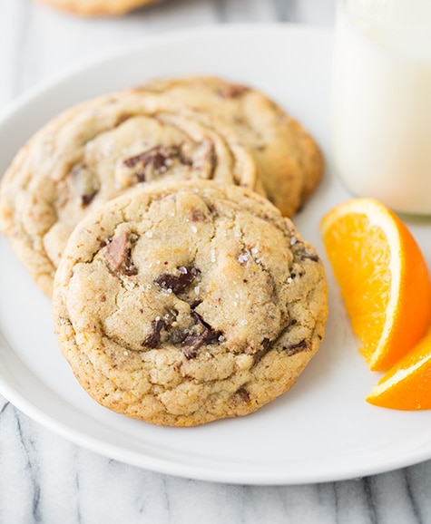 Chewy Orange Chocolate Chunk Sea Salt Cookies: A Sweet & Salty Dream